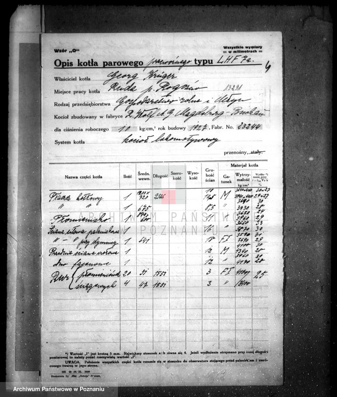 Obraz 8 z jednostki "Gospodarstwo rolne i młyn w Rudzie pow. obornicki własność. J. Kruger nr woj. kotła 6075"