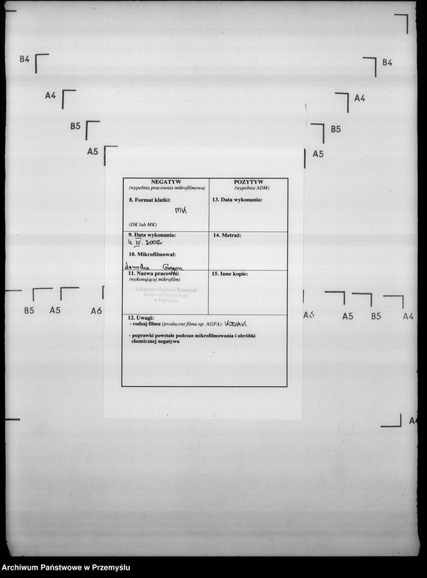 image.from.unit.number "Sumariusz szczegółowych arkuszy gminy podatkującej Walawy"