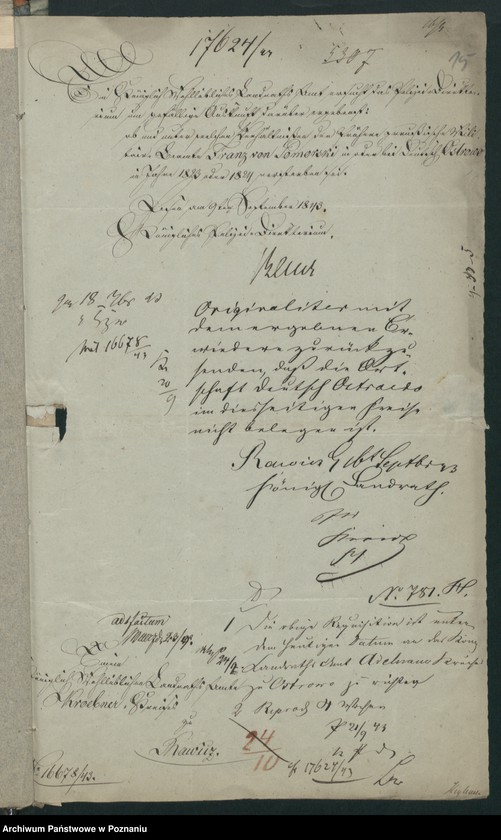 Obraz 18 z jednostki "A. betr. Adolf von Pomorski alias Ignaz Kręciejewski"