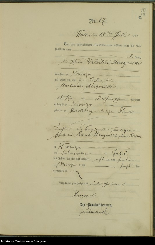 image.from.unit.number "Sterbe-Haupt-Register Nr 1 - 33"