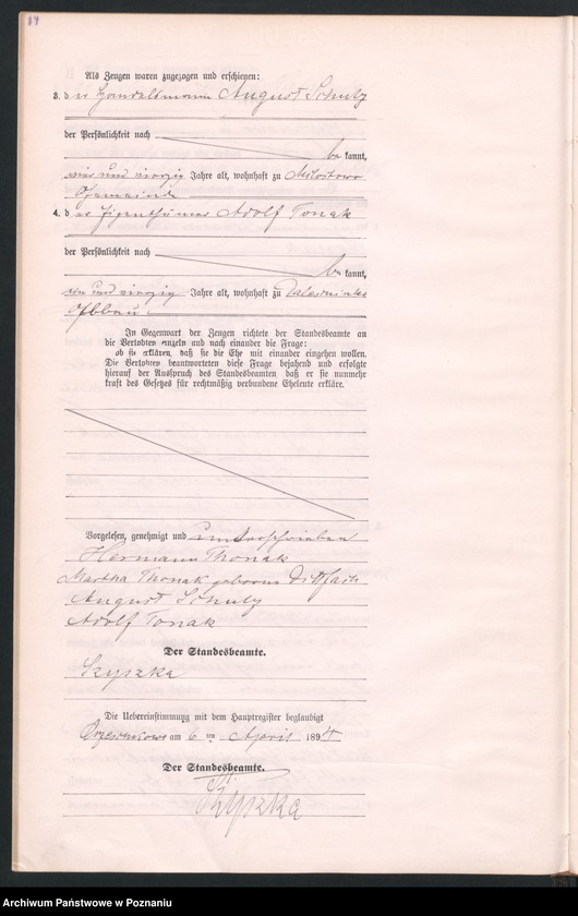 Obraz 17 z jednostki "Księga małżeństw"