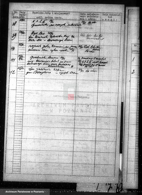 Obraz 8 z jednostki "Sprawy organizacji nadzoru nad lasami nie stanowiących własności państwa /spisy spraw/"