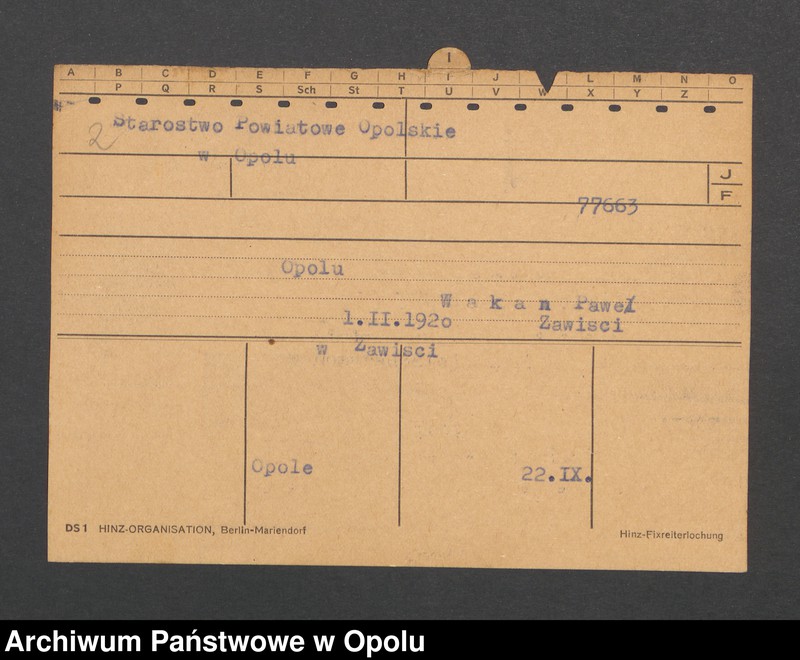 Obraz 3 z jednostki "[Smerczek Stanislaus, ur. 26.9.1918 Hindenburg]"