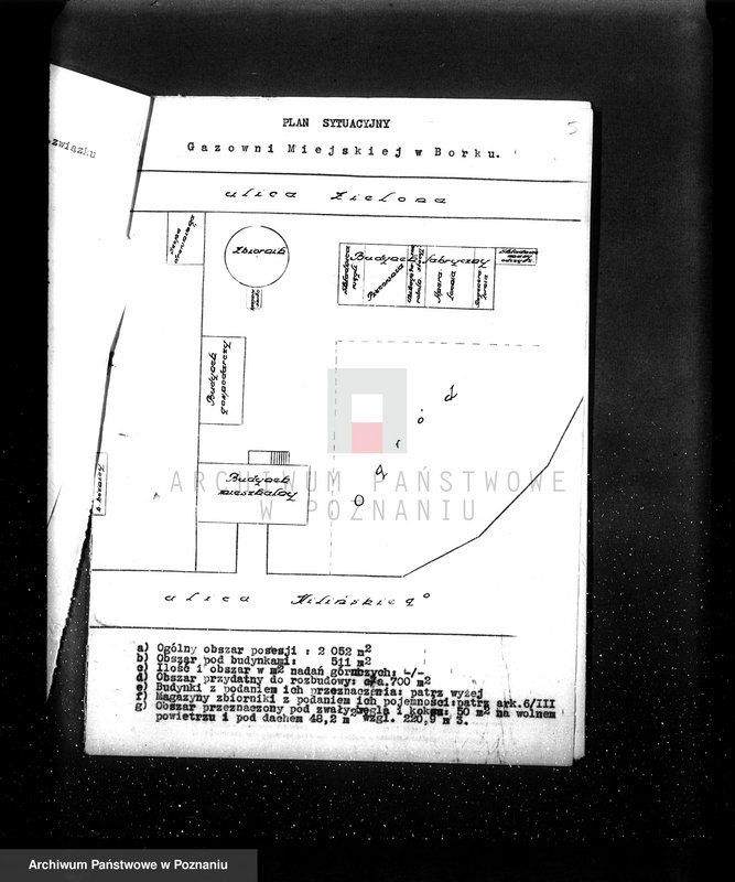 Obraz 9 z jednostki "Kwestionariusz Gazownia Miejska w Borku pow. Gostyń"
