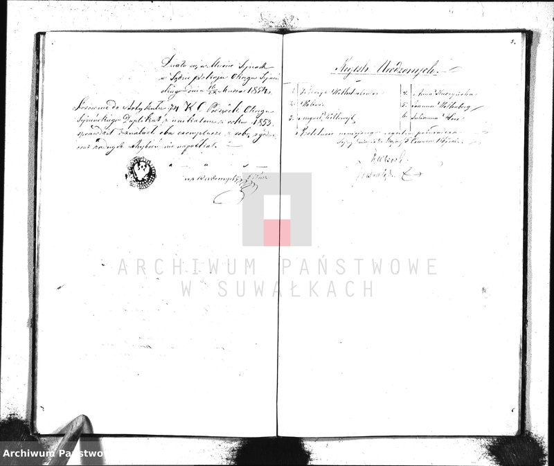 image.from.unit.number "Duplikat aktów stanu cywilnego urodzenia, małżeństw i zejścia w filiale Ewangelicko-Augsb. w Serejach za rok 1853"