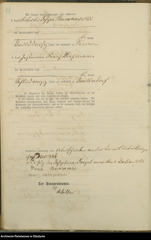 Obraz 13 z jednostki "Heiraths-Haupt-Register Nr 1 - 25"