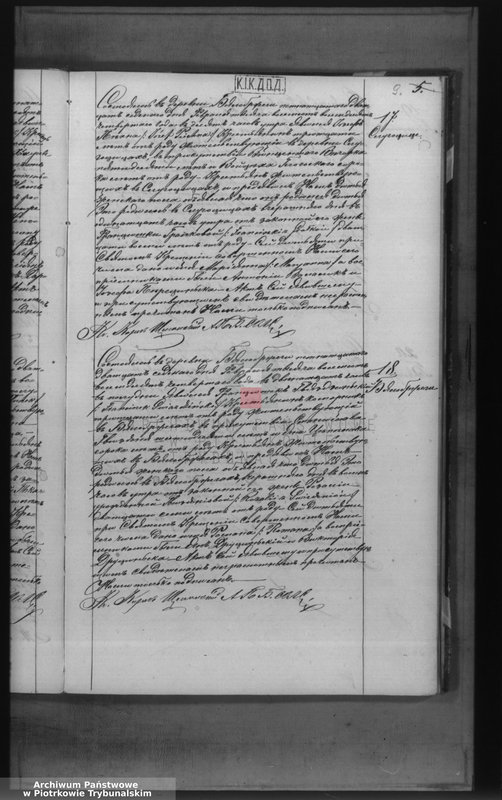 Obraz 13 z jednostki "[Księga duplikat aktów urodzonych, zaślubionych i zmarłych]"