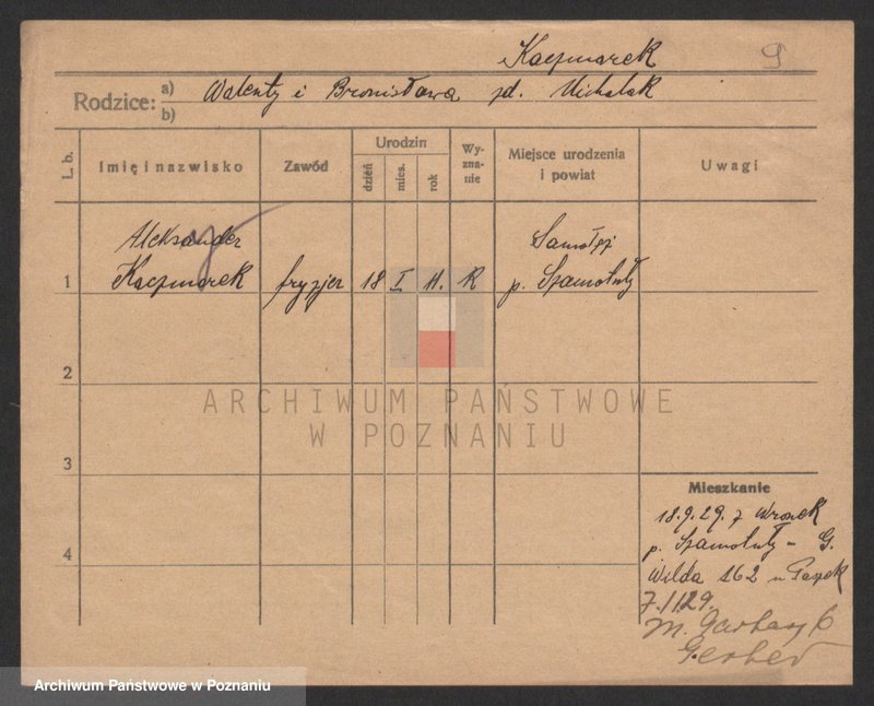 Obraz 9 z jednostki "Kaczmarek A-H (samotni mężczyźni)"