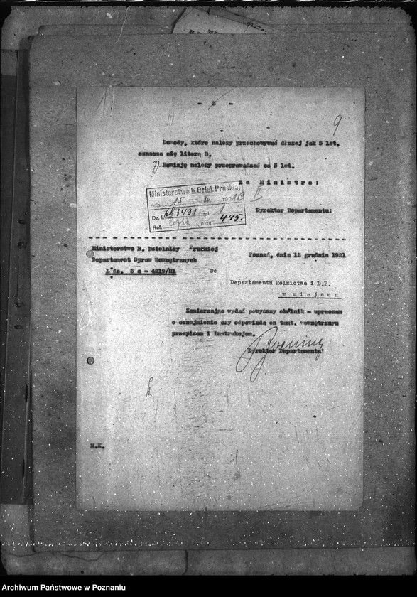 Obraz 14 z jednostki "Sprawy gospodarcze-ogólne Okólniki Dep. Spraw Wewnętrznych"