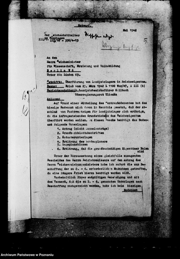 Obraz 9 z jednostki "Überführung von Landjahrkagern in Reichseigentum"