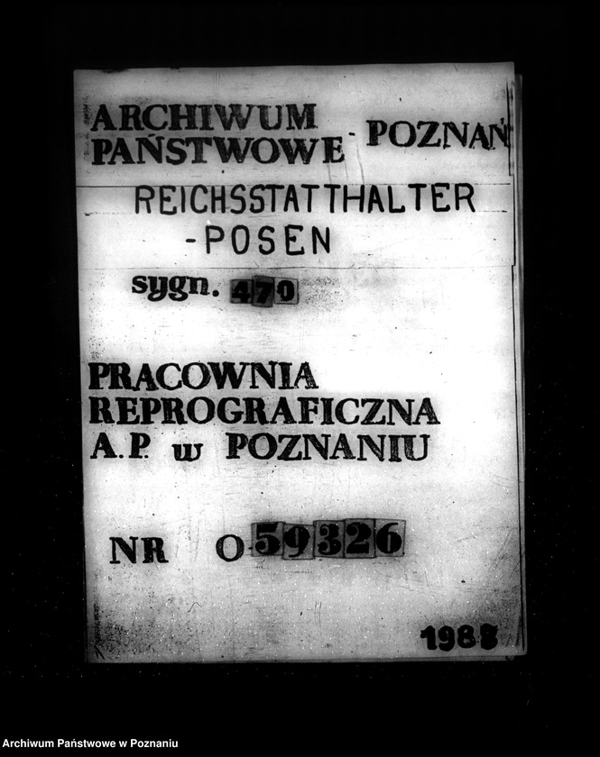 Obraz 1 z jednostki "Gausonderdienst - Die innere Front"