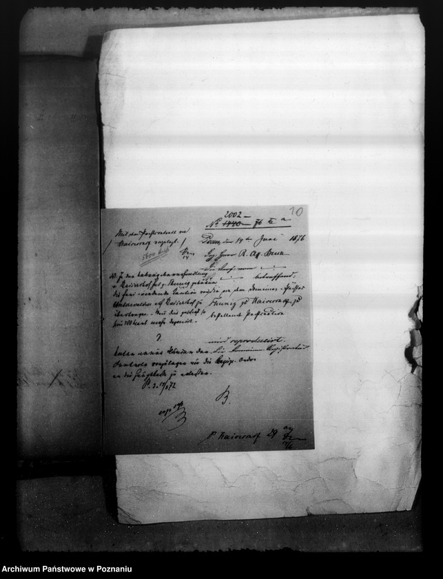 Obraz 14 z jednostki "Die Caution der Domänen-Pachters Wandelf zu Kaiserhof und des Oberamten Thunig deselbest /kaucje domeny Duszniki/"