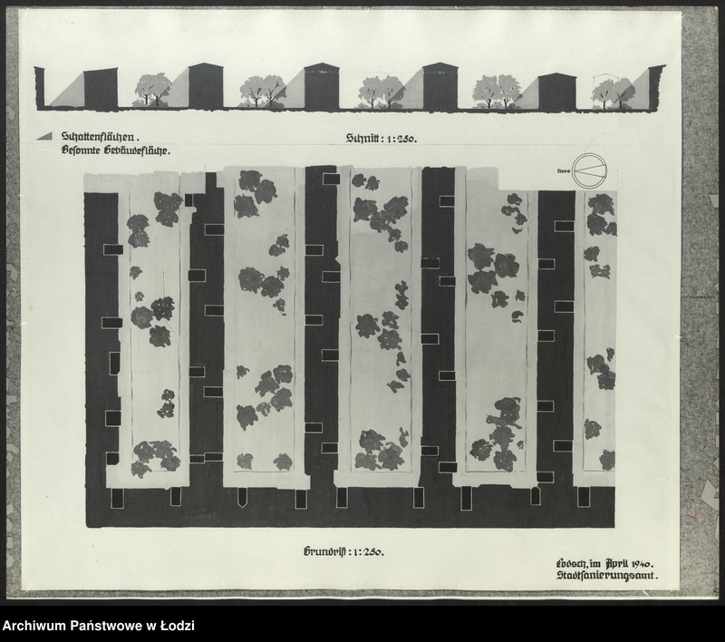 Obraz 5 z jednostki "Schattenflächen besonnte Gebäudeflächen"