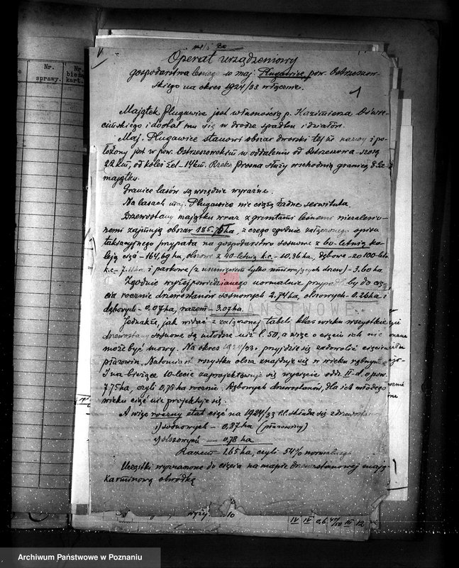 Obraz 5 z jednostki "Nadzór nad gospodarką w lasach majętności Plugawice powiat kępiński"