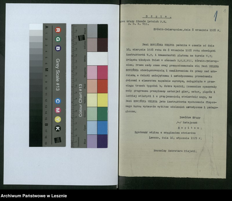Obraz 3 z jednostki "[Sowińska Helena - akta osobowe]"