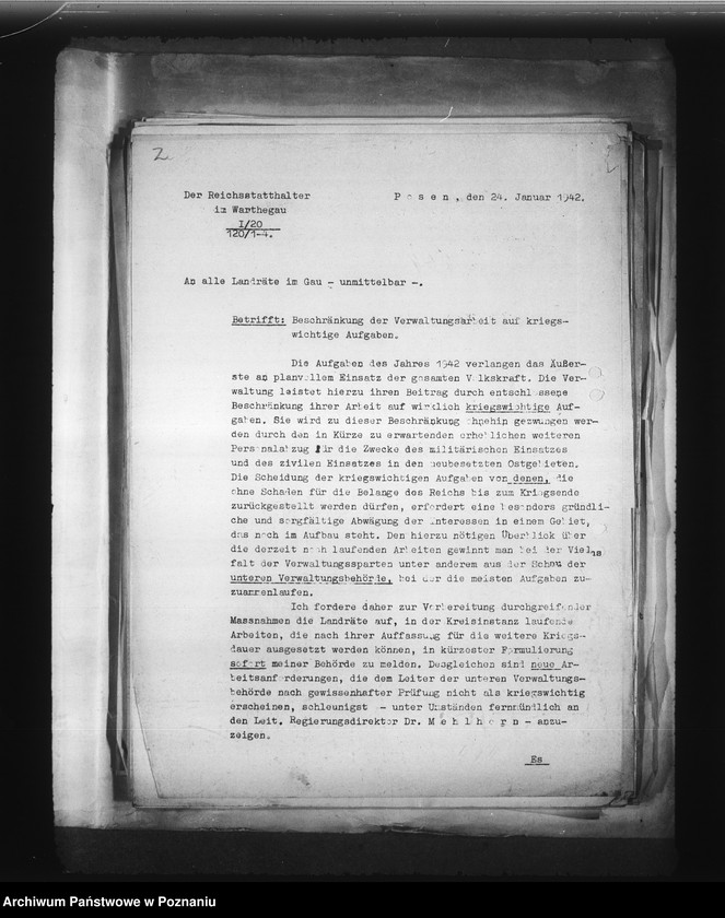 Obraz 6 z jednostki "Zarządzenia w sprawie uproszczenia administracji"