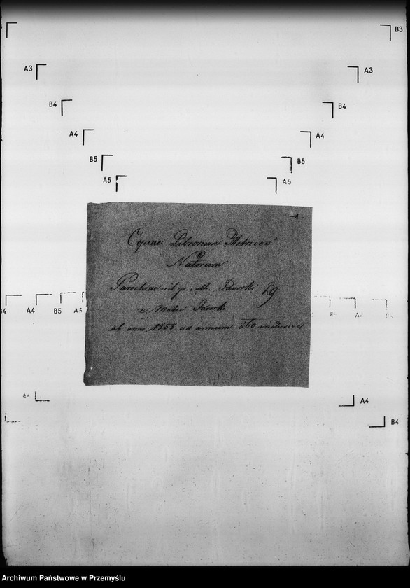 image.from.unit.number "[Kopie ksiąg metrykalnych parafii Jaworki z filiami Biała Woda, Czarna Woda (dekanat Muszyna)]"