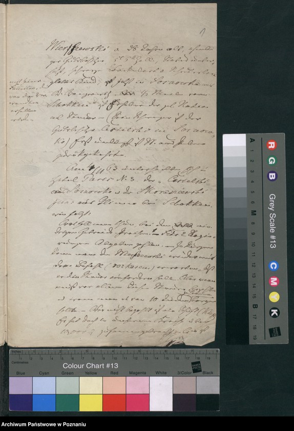 Obraz 4 z jednostki "A. betr. den Gutsbesitzer Franz von Wierszewski in Sosnowko, Kreis Wongrowitz"