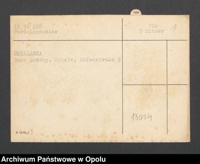 Obraz 3 z jednostki "IK 70 238 Ford Limousine"