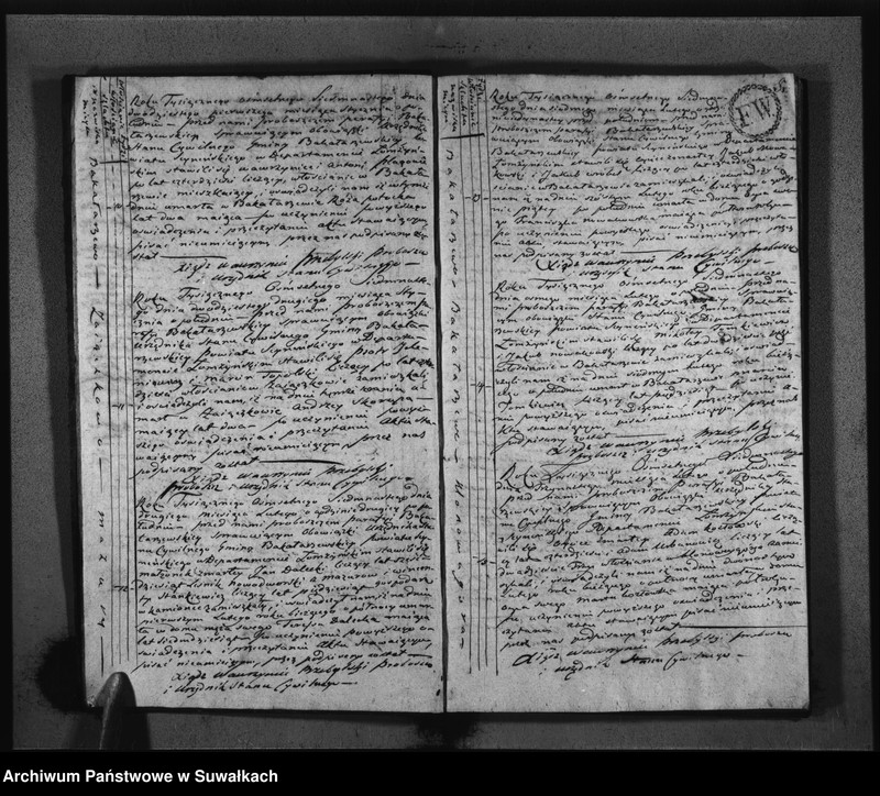 image.from.unit.number "Akta Zeszłych Gminy Bakałarzewskiey"