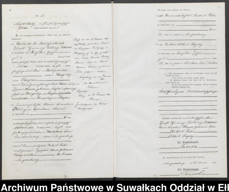 image.from.unit.number "Heiraths-Neben-Register des Preussischen Standes-Amtes Angerburg Kreis Angerburg"