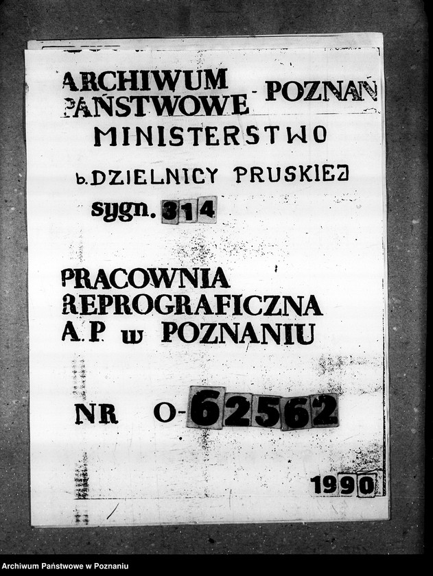 image.from.unit.number "Sprawy agrarnej reformy Urząd Osadniczy Komisja dla Osadnictwa"