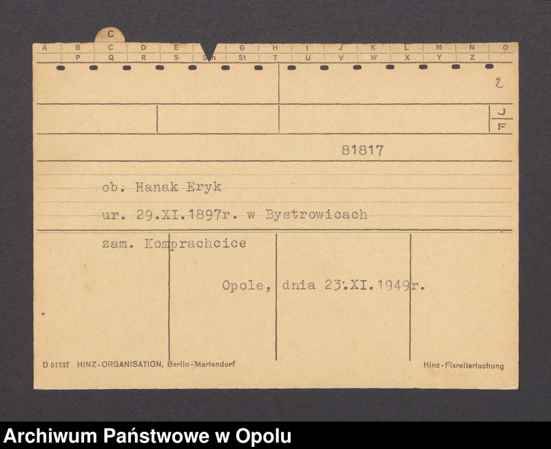 Obraz 4 z jednostki "[Jaisczok Rochus, Schirokau]"