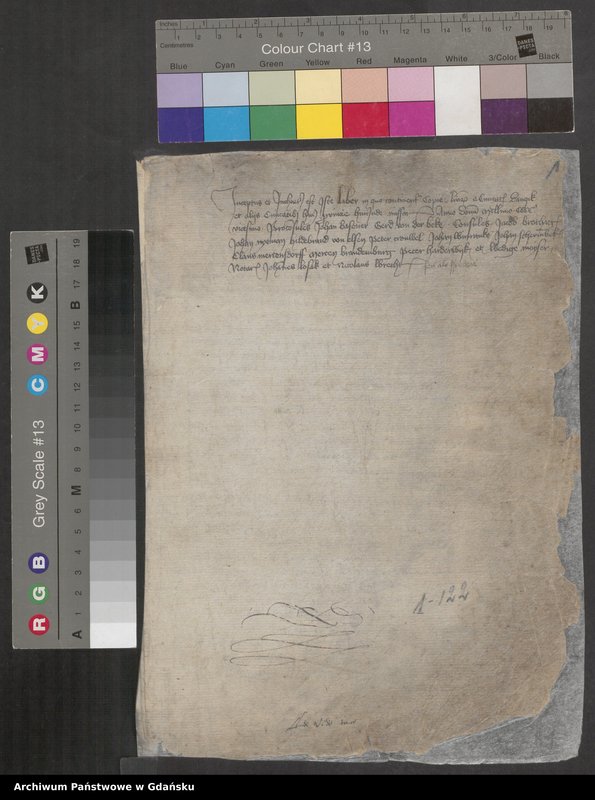 image.from.unit.number "Inceptus et inchoatus est iste Liber in quo continentur copie literarum a Ciuitate Danczik et aliis ciuitatibus huius provincie hinc inde missarum. Anno Domini Millesimo CCCC vicesimo. [Liber missivarum]"