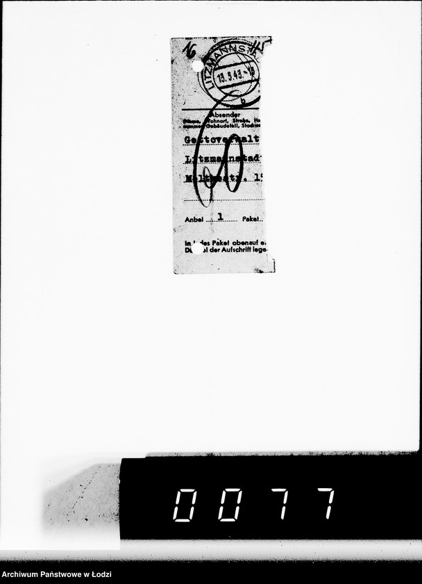 Obraz 20 z jednostki "M. Rechnungen [za dostawy towarów spoza Getta]"