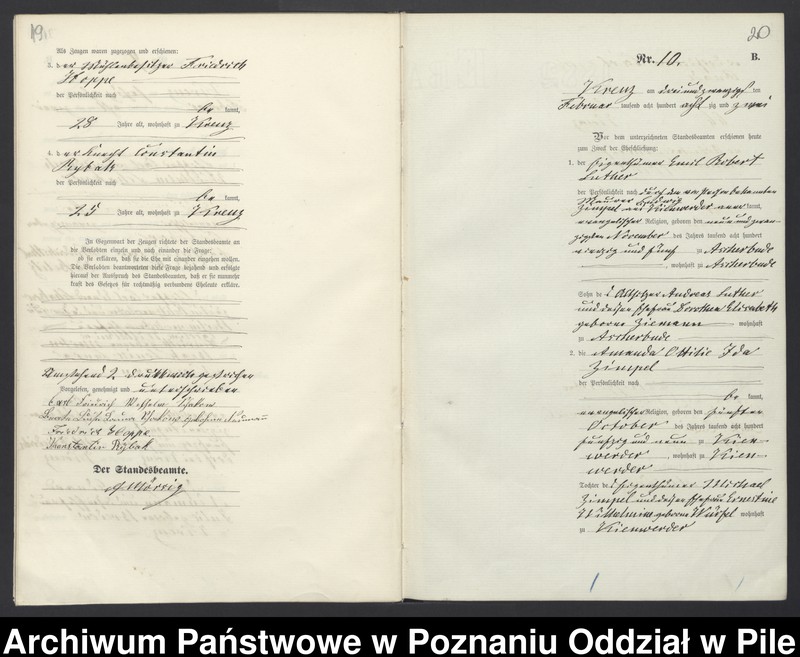 Obraz 13 z jednostki "Księga małżeństw"