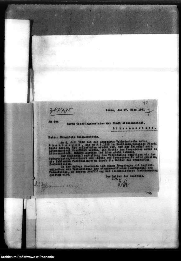 Obraz 14 z jednostki "Arthur Kronberger aus Piaski, Kreis Leslau (Włocławek)"