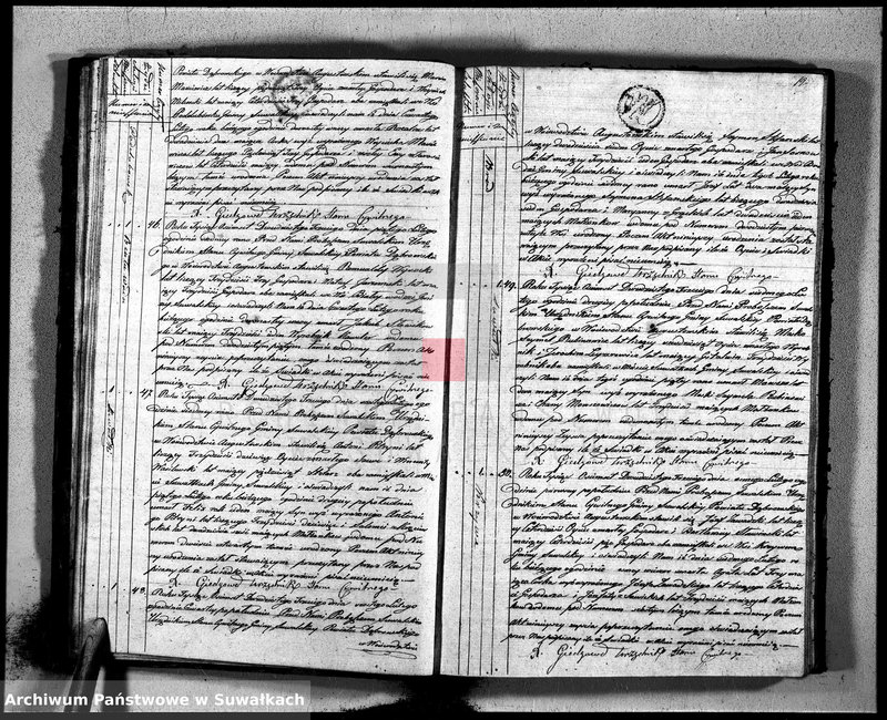 image.from.unit.number "Akta zeszłych gminy suwalskiey od dina 1 stycznia do dnia ostatniego grudnia 1823 roku"