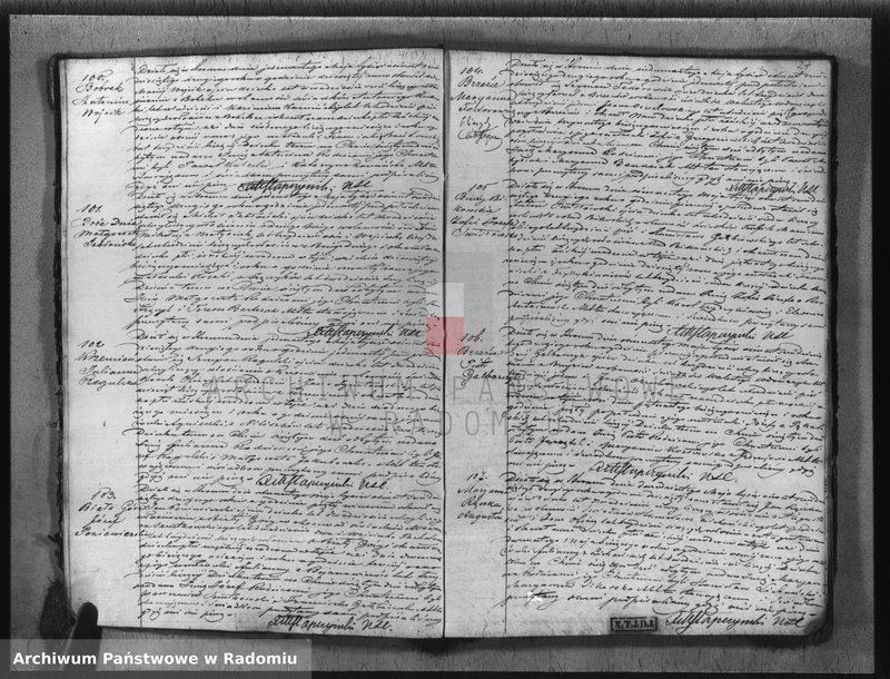 image.from.unit.number "Dupplikat akt religijno cywilnych urodzenia, małżeństwa i zejścia z parafii Stromiec 1862 roku"