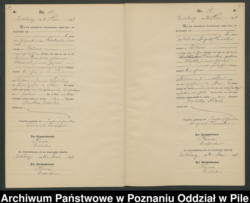 Obraz 13 z jednostki "Księga urodzeń"