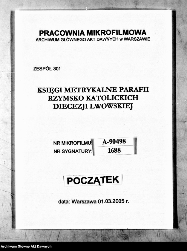 image.from.unit.number "Parafia: Baworów. Dekanat: Tarnopol. Księga metrykalna urodzeń dla wsi Grabowiec."