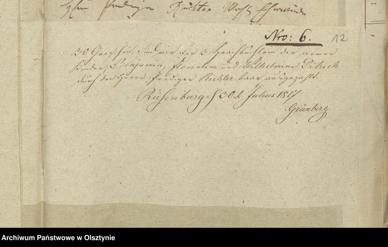 image.from.unit.number "Riesenburgschen Schul-Cassen- Rechnung"