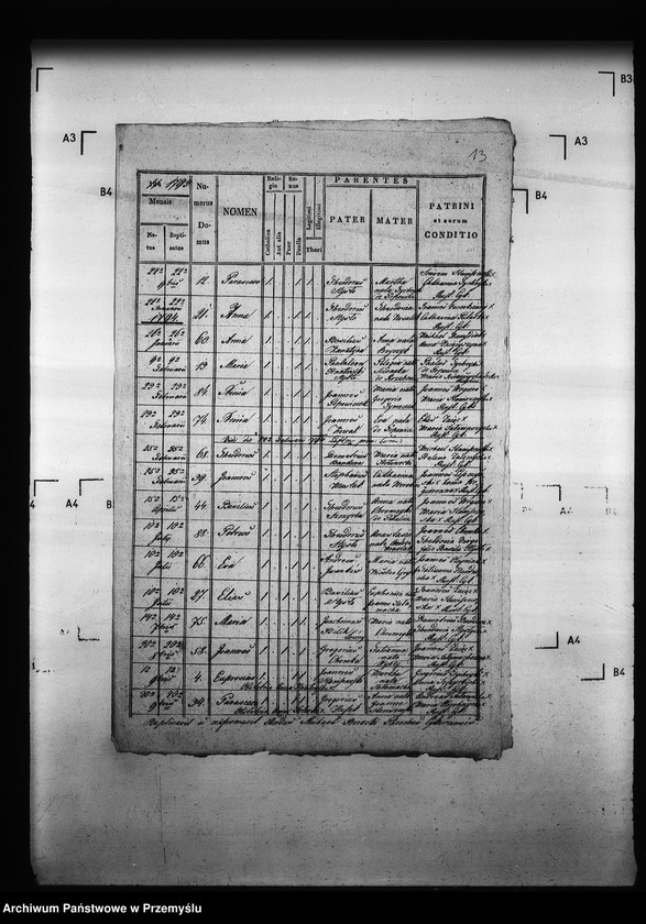 image.from.unit.number "[Kopie ksiąg metrykalnych parafii Cyków z filią Rożubowice (dekanat Niżankowice)]"