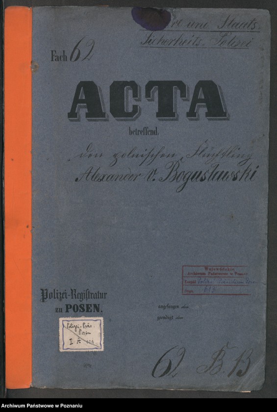 Obraz 2 z jednostki "A. betr. Alexander von Bogusławski"