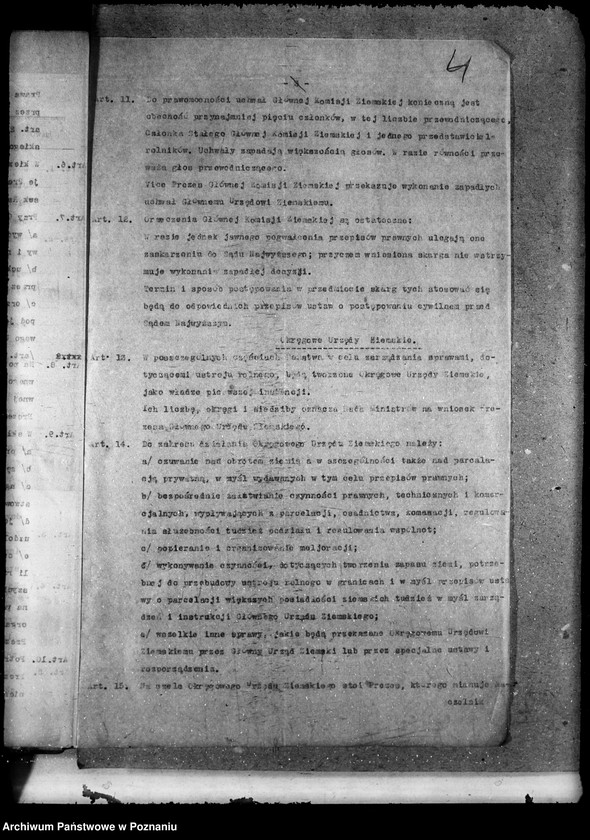 image.from.unit.number "Sprawy agrarnej reformy Główny Urząd Ziemski w Warszawie"