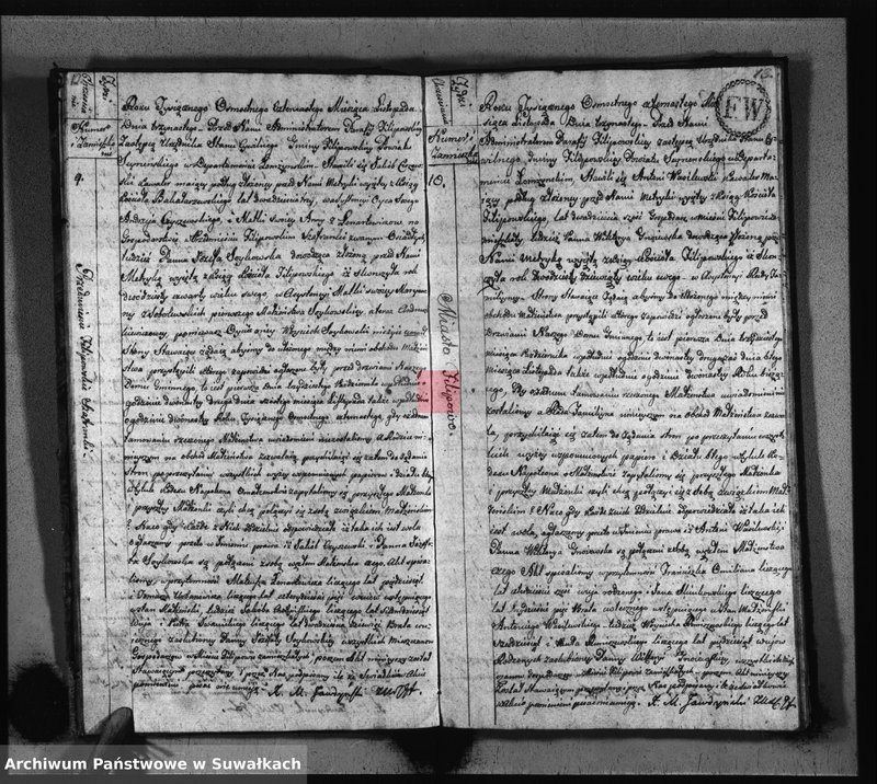 image.from.unit.number "Akta Zaślubionych Gminy Filipowskiey od 1go Stycznia 1814 R-u"