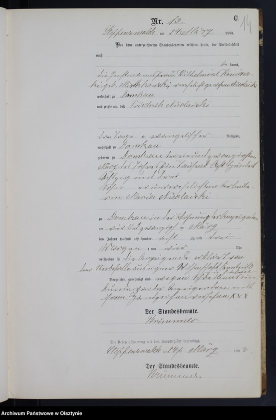 image.from.unit.number "Sterbe-Neben-Register Nr 1 - 52"