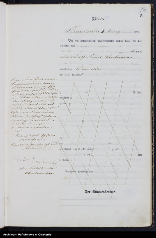 image.from.unit.number "Sterbe-Haupt-Register Nr 13 - 90"