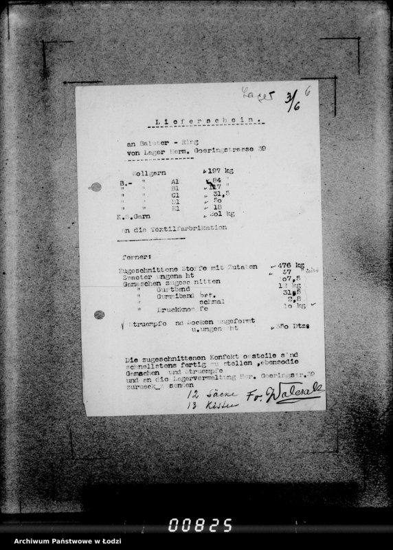 Obraz 10 z jednostki "Lieferscheine"