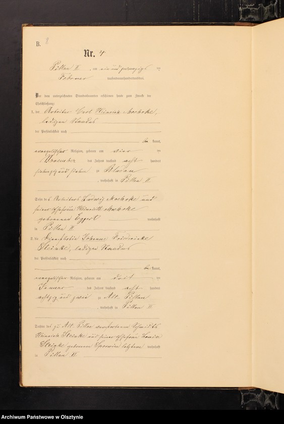 image.from.unit.number "Heiraths-Haupt-Register Nr 1 - 26"