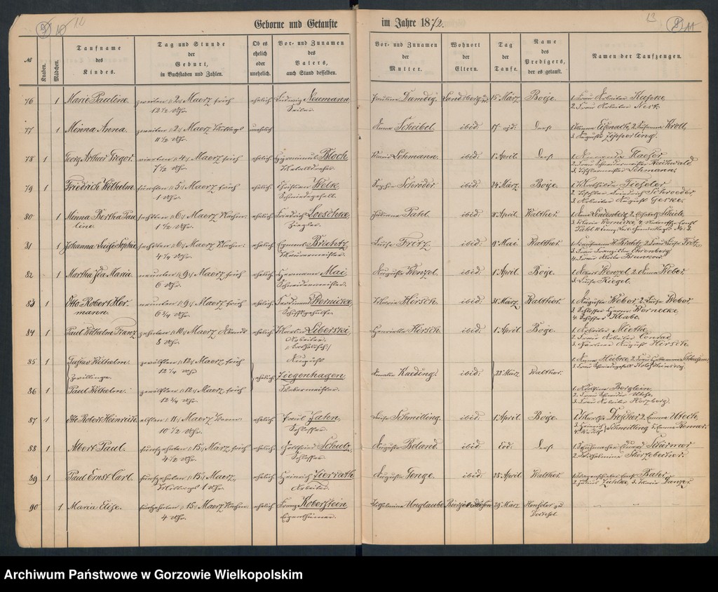 image.from.unit.number "Duplikate der Hauptkirche zu Landsberg an der Warthe (zawiera też księgę zgonów Konkordien, reformirte und Militair Kirchen Gemeinde z 1872 r.)"