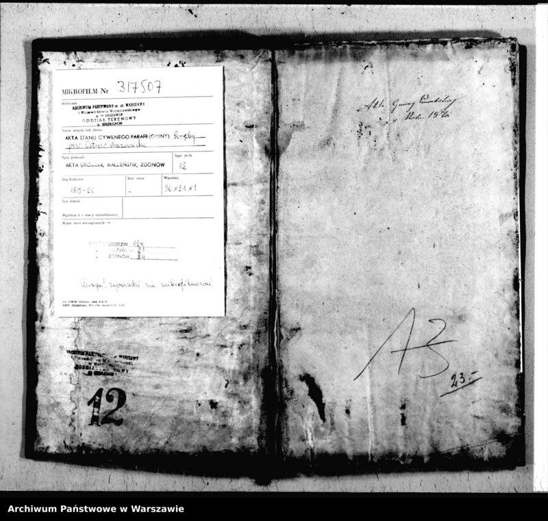 image.from.unit.number "Akta urodzeń, małżeństw, zgonów"