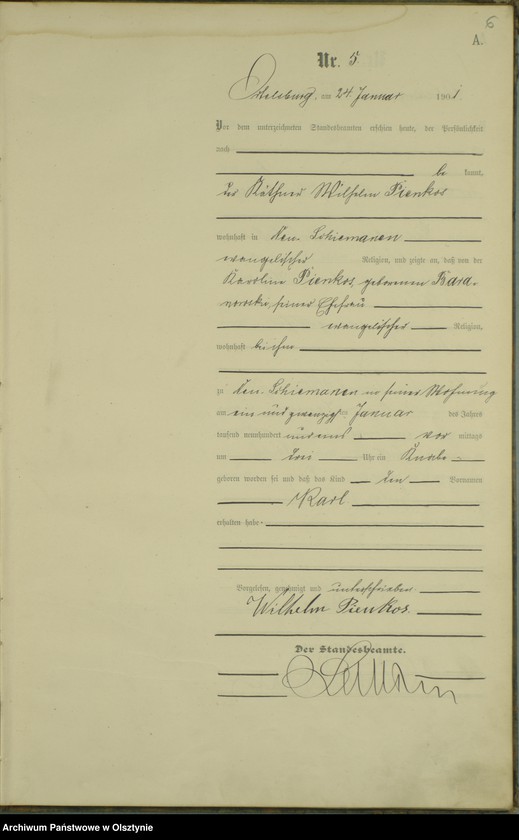 image.from.unit.number "Geburts-Haupt-Register Nr 1 - 85"