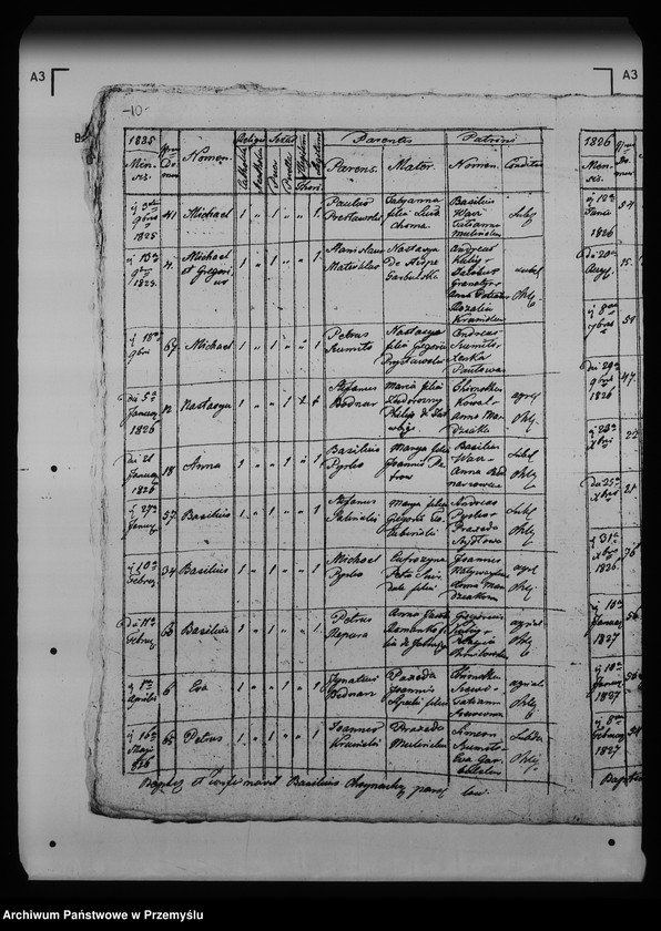 Obraz 14 z jednostki "[Kopie ksiąg metrykalnych parafii Chliple z filią Sadkowice (dekanat Mościska)]"
