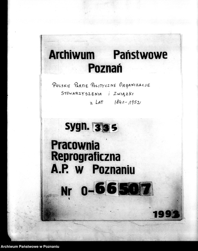 Obraz 1 z jednostki "Okólniki, zarządzenia, protokoły, rozkazy, sprawozdania, korespondencja, Komendy Powiatowe w Międzychodzie, Koninie i Wolsztynie"