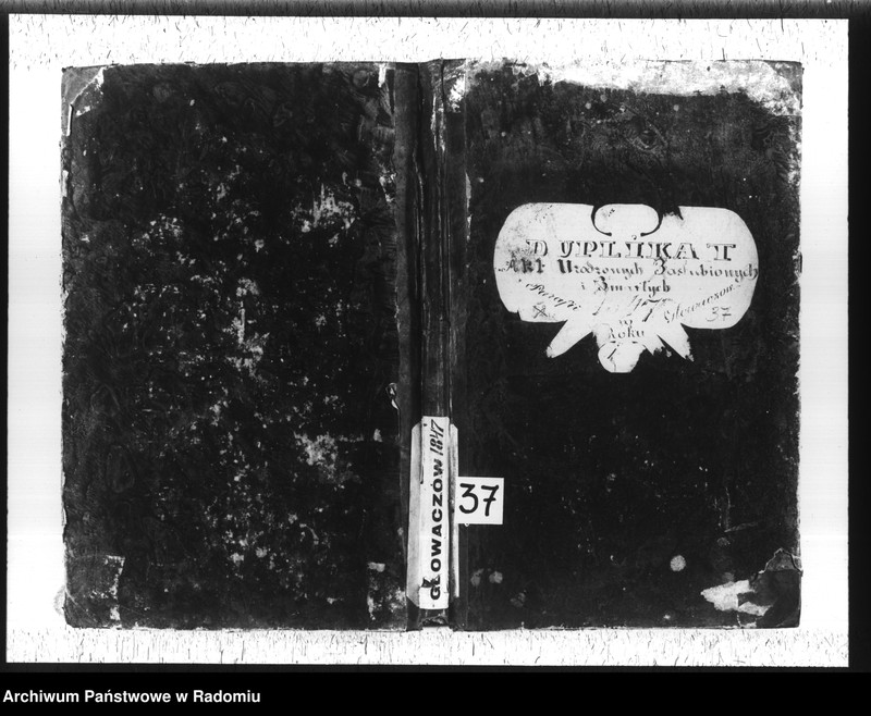 image.from.unit.number "Duplikat urodzonych, zaślubionych i zmarłych w parafii Głowaczew w 1847 roku"